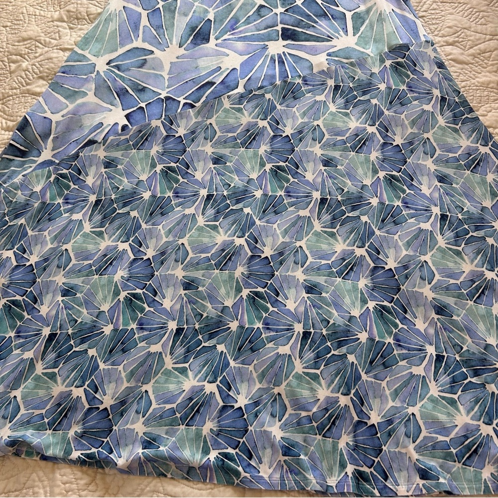 NWT Soft Surroundings Women’s sz L Maxi Dress Coastal Preppy Resort Luxury Knit - Picture 8 of 11